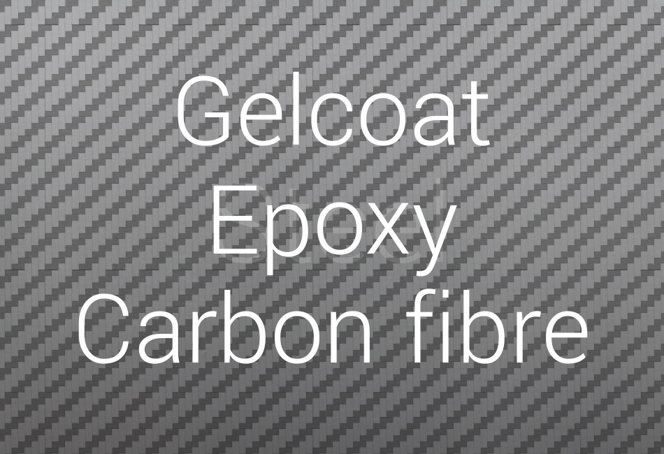 Gelcoat, epoxy, carbon fiber
