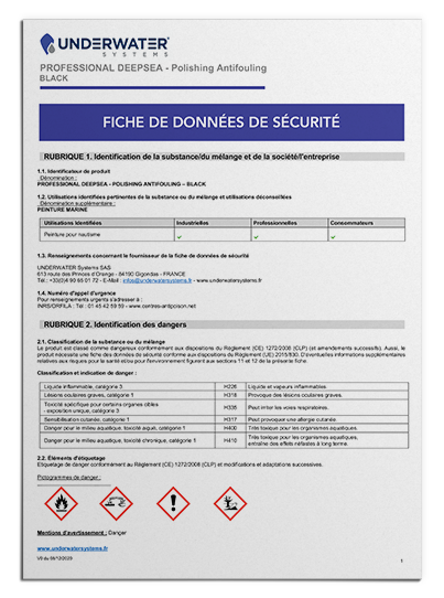 Fiches de données de sécurité